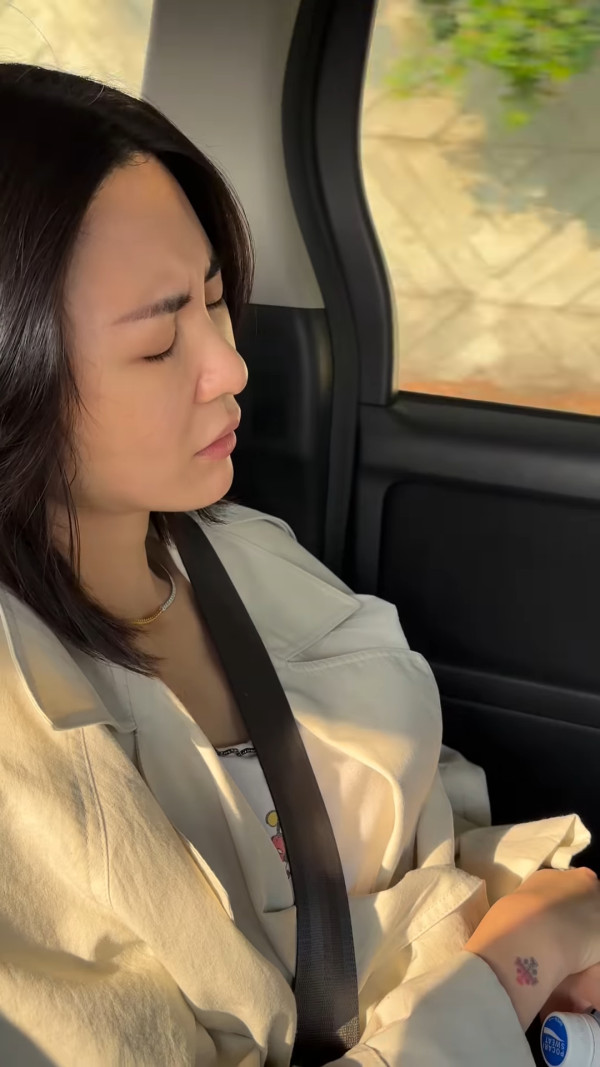 裕美北上過中秋食物中毒急返港入醫院 卧床照曝光獲林作媽媽悉心照顧