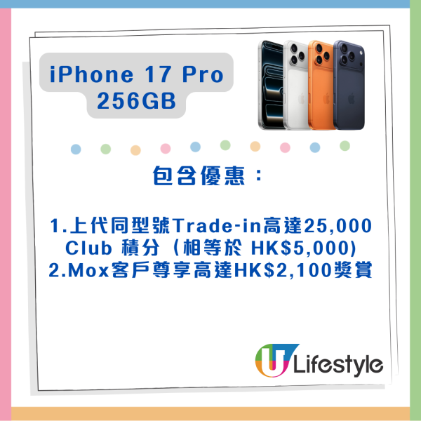 優惠勁過雙11 iPhone 17 Pro激抵價$2,299 再送12個月意外保障？ 【即睇優惠碼】