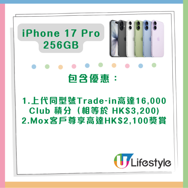 優惠勁過雙11 iPhone 17 Pro激抵價$2,299 再送12個月意外保障？ 【即睇優惠碼】