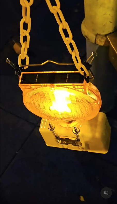 港女自製「馬路工地燈籠」 網民激讚有創意 DIY材料呢個價就有得玩