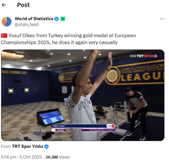 終於奪金！單手插袋零裝備射擊傳奇大叔迪克奇「最自然狀態」輕鬆嬴對手  