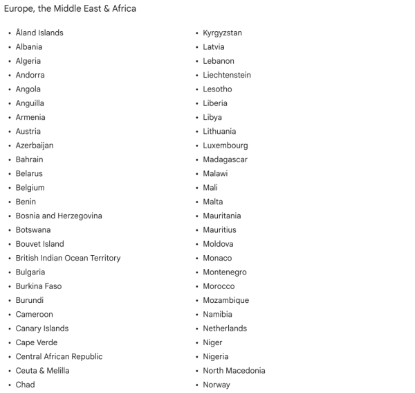 10月全球上線 Google AI 擴張至全球逾200地區 支援逾 35 種語言【即睇支援語言列表】