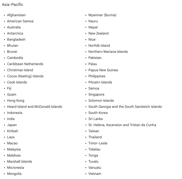 10月全球上線 Google AI 擴張至全球逾200地區 支援逾 35 種語言【即睇支援語言列表】