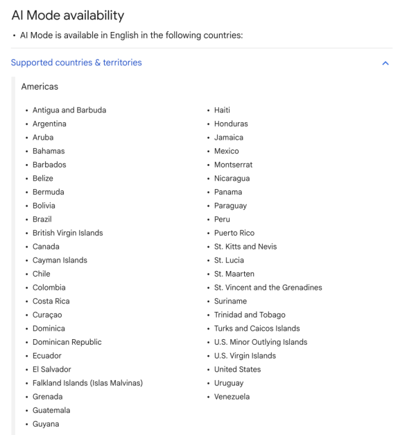10月全球上線 Google AI 擴張至全球逾200地區 支援逾 35 種語言【即睇支援語言列表】