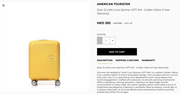 American Tourister限時開倉低至3折！$392買人氣登機箱/圓筒喼！行李箱套裝都有減