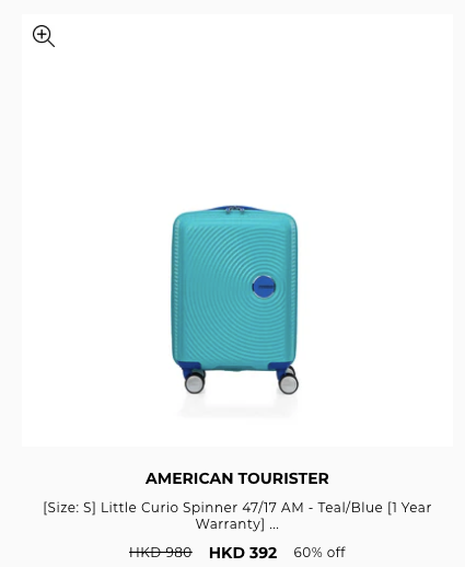 American Tourister限時開倉低至3折！$392買人氣登機箱/圓筒喼！行李箱套裝都有減