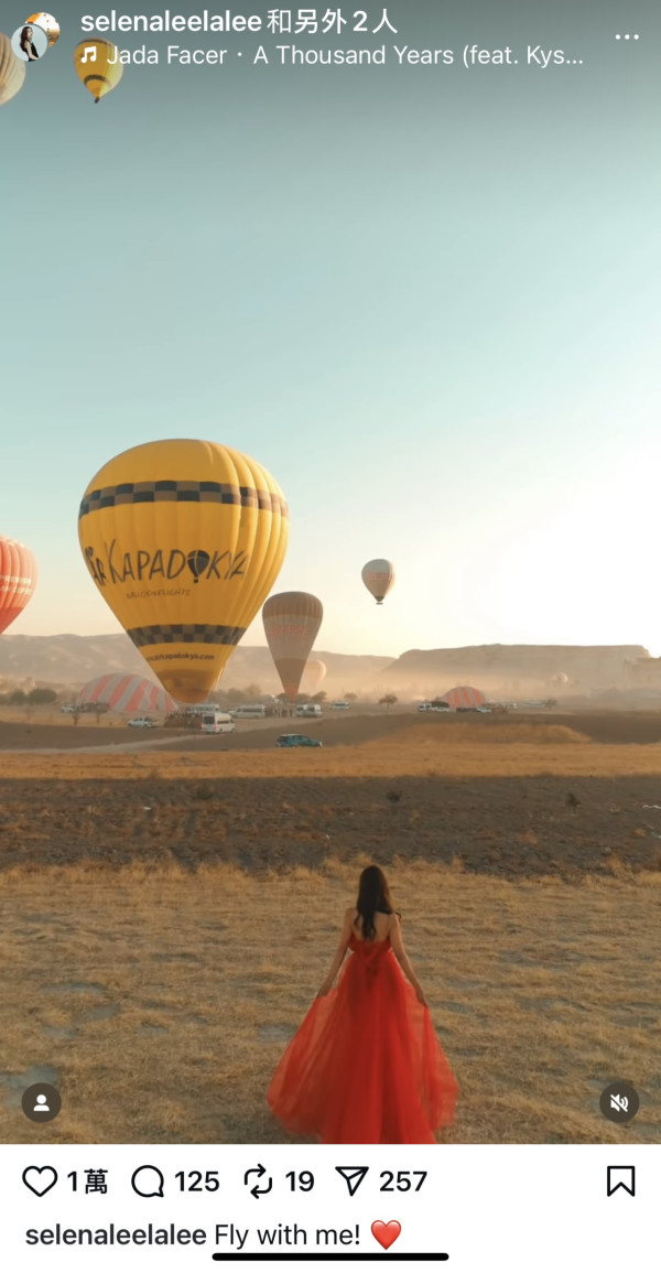 李施嬅土耳其夢幻靚相！穿紅裙闖婚照聖地 網民追問：好事近？ 
