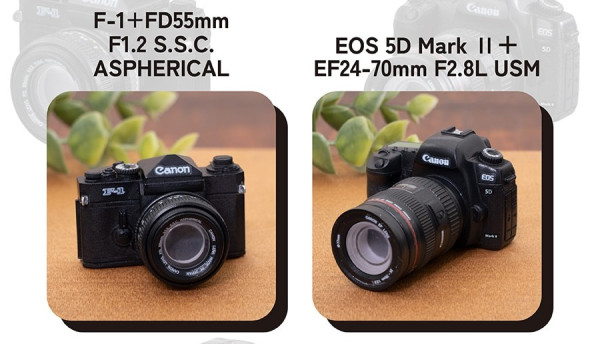 Canon 影友集體回憶 Bandai 推出神還原復古相機扭蛋  F-1、IV Sb 變身超精緻迷你模型