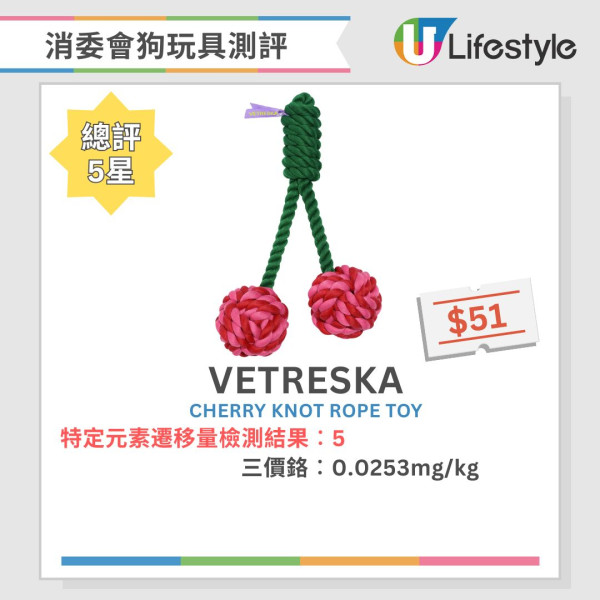 消委會狗玩具測試｜3成樣本含鉛或累積中毒 1款含致癌物 兒童誤咬恐致皮膚過敏
