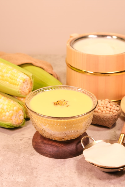 臺北棧Check In Taipei 全新「粟米系列」登場  粟米牛乳鍋／焦糖粟米麻糬／粟米豆花