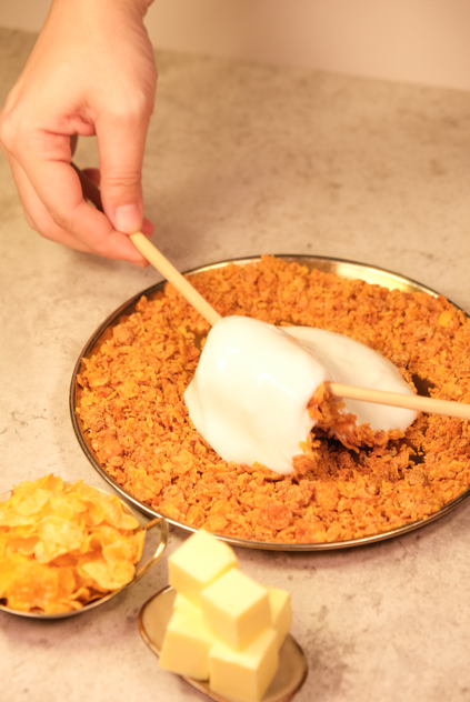 臺北棧Check In Taipei 全新「粟米系列」登場  粟米牛乳鍋／焦糖粟米麻糬／粟米豆花