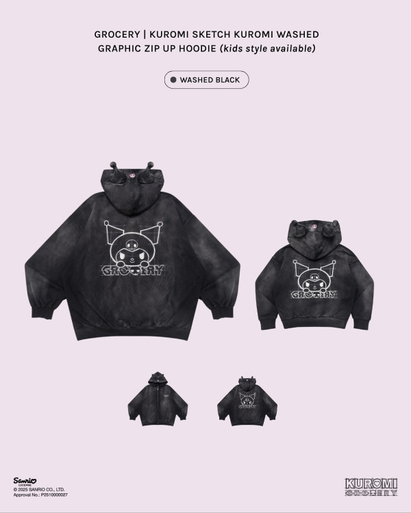 KUROMI聯乘系列登陸本地服裝品牌！逾20款暗黑系衞衣/毛公仔掛飾