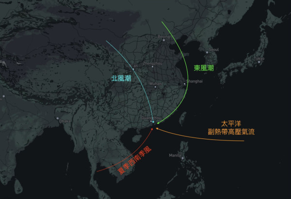 罕見「三料夾擊」殺到！熱帶氣旋+天文大潮+季候風下周襲香港！或面臨水浸氣溫急降至20度