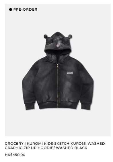 KUROMI聯乘系列登陸本地服裝品牌！逾20款暗黑系衞衣/毛公仔掛飾
