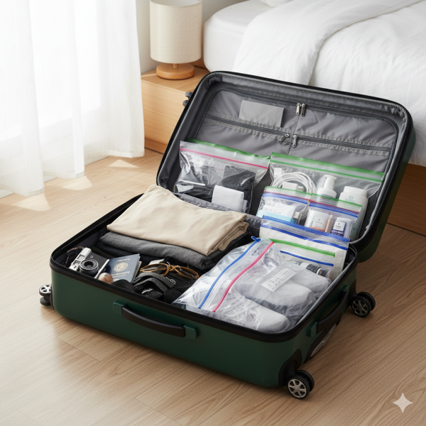 旅行必帶1實用小物!整理行李輕鬆收納 保行李箱內無異味