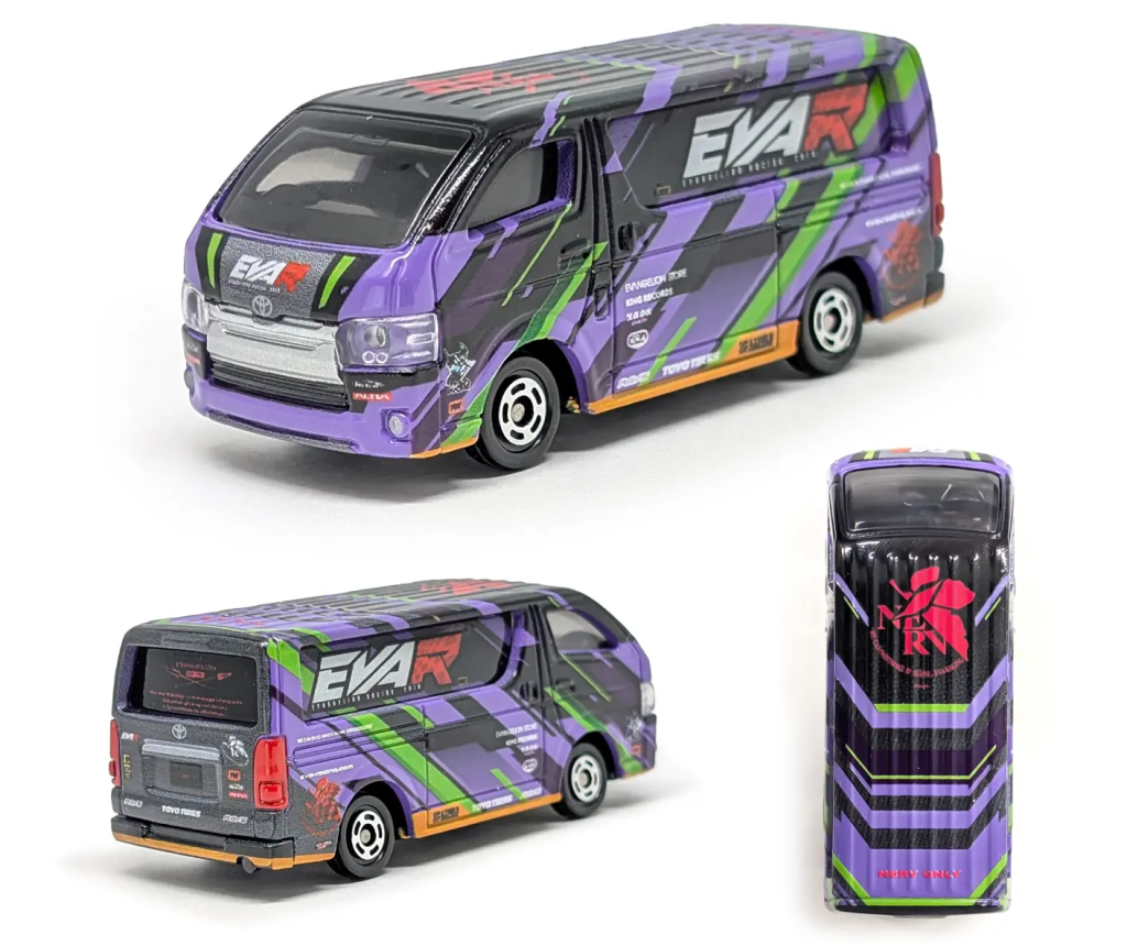 EVA 迷必搶初號機 Hiace Tomica Evangelion Racing 支援車模型即將出貨