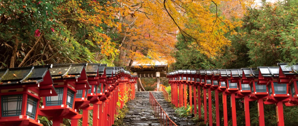 貴船神社。圖片來源：京阪電車網站