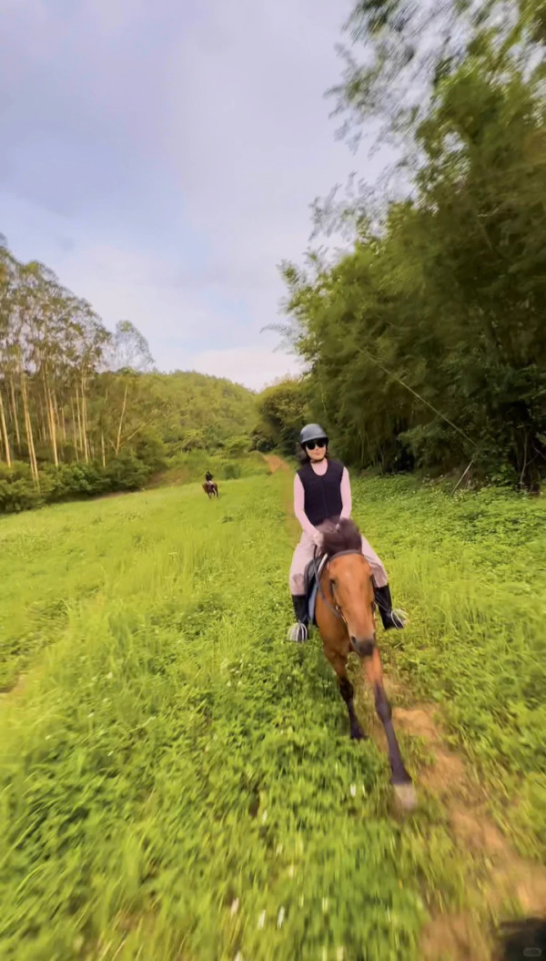 深圳騎馬羅田森林公園野外騎馬體驗(圖片:小紅書)