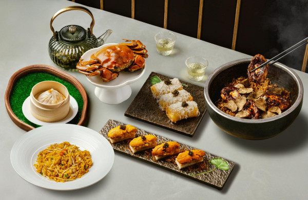 尖沙咀中菜廳限定六両江蘇大閘蟹宴  蟹粉海膽蝦多士／鮑魚石鍋飯／魚翅春卷