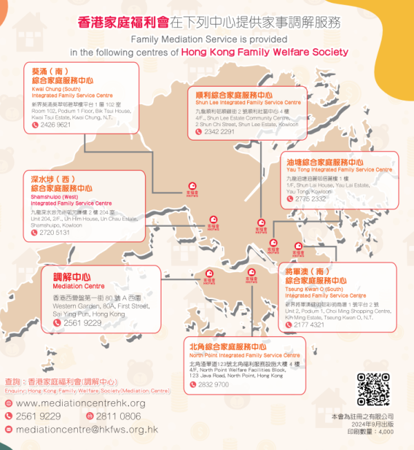 關愛基金贍養費調解試行計劃（圖片來源︰關愛基金）