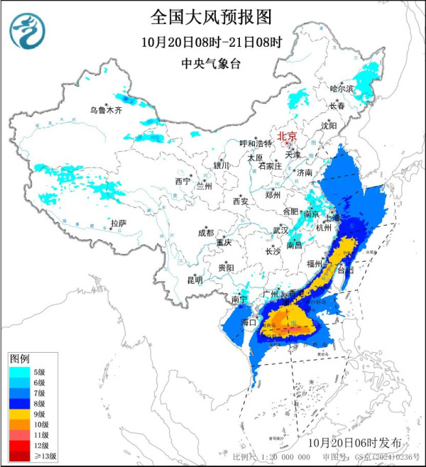 北上注意！冷空氣與颱風「風神」夾擊！ 深圳迎持續大風降溫降雨天氣 