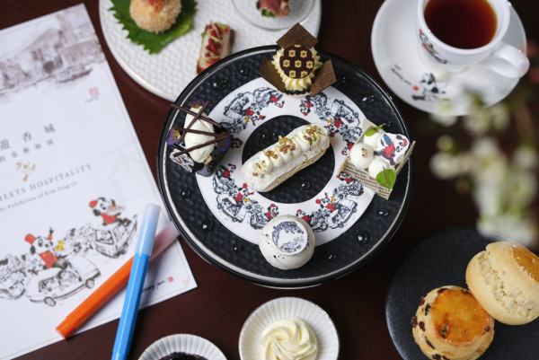 九龍香格里拉聯乘金政基藝術展 首推韓國主題下午茶 必試石鍋泡菜和牛飯球、白咖啡泥蛋糕、伊比利亞五花肉手卷