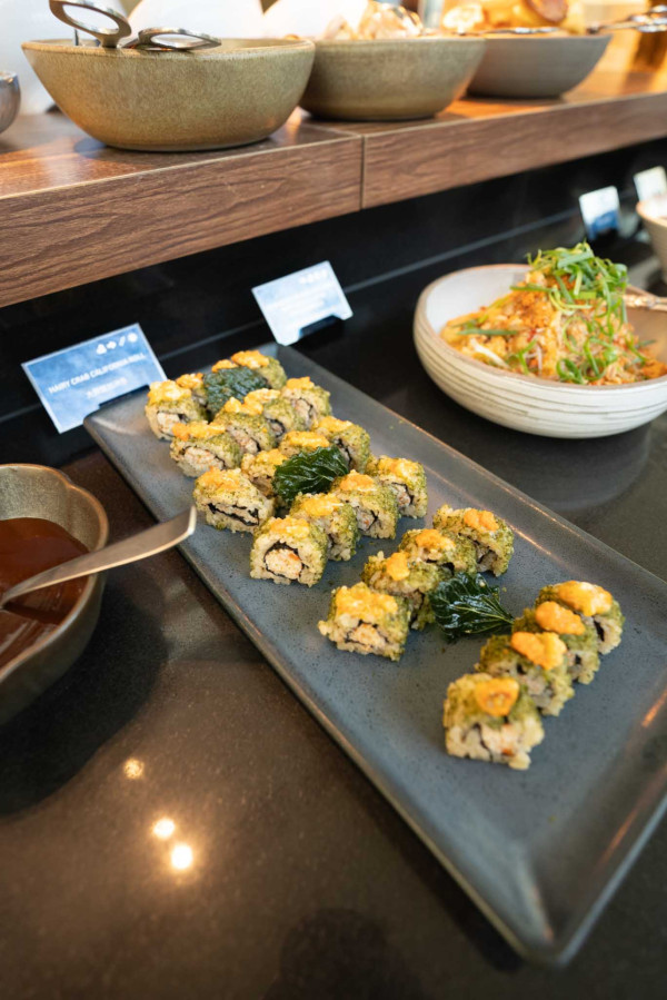 尖沙咀維港景酒店大閘蟹自助晚餐  清蒸江蘇蟹／蟹拼鵝肝／鮑魚花膠