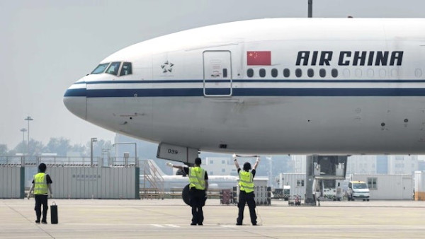 國航客機（微博@中國國際航空）