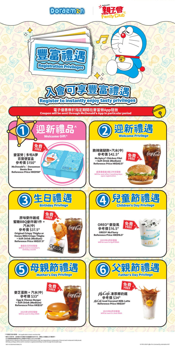 麥當勞周五起大派刮刮卡！贏$1來回水晶車廂纜車門票！打卡期間限定滑嘟嘟主題纜車！
