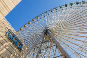 台北美麗華摩天輪故障遊客半天吊40分鐘!父女坐最高點突急煞嚇哭