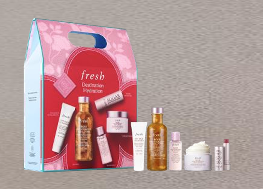 玫瑰水漾潤膚護唇套裝 售價:HK$710 (價值:HK$890)