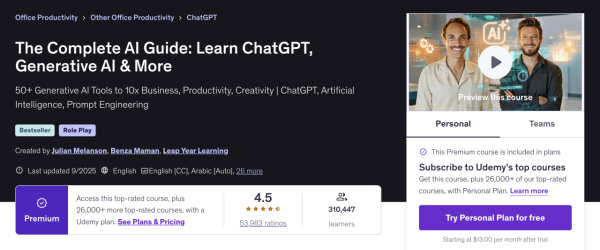 【AI Marketing 必學】3 大課程輕鬆掌握AI 寫文技巧 證書可擺CV只需$117