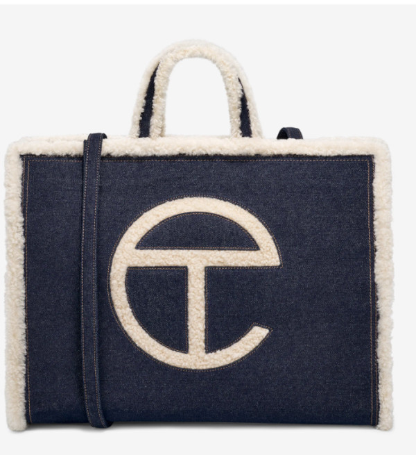 Women UGG X Telfar Large Shopper Bags - Indigo Denim HKD 959 HKD 3,290 71% off