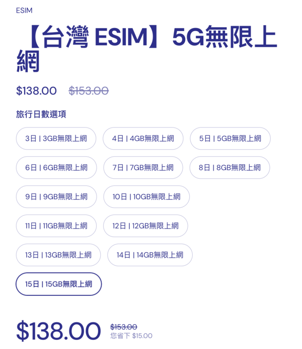 【電話卡推介攻略】精選 8 款台灣 eSIM 低至$1.1/天 一文睇清「吃到飽」、實名登記