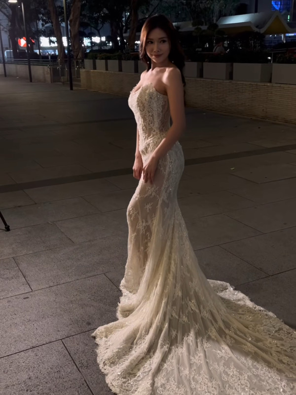 前TVB新聞女神梁凱寧性感婚紗照晒誘人曲線 33歲生日宣布封盤榮升準人妻!