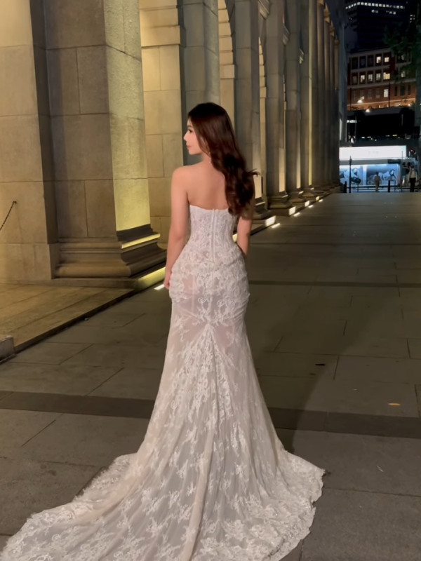 前TVB新聞女神梁凱寧性感婚紗照晒誘人曲線 33歲生日宣布封盤榮升準人妻!