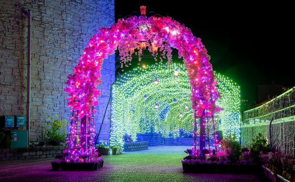 大阪聖誕2025|枚方公園「光之遊樂園」聖誕必去!巨型聖誕樹+燈籠廣場+浪漫夢幻花海