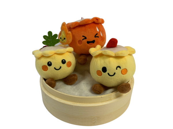 鴻福堂燒賣限量版公仔登場 8cm鎖匙扣盲盒／教1招免費換領