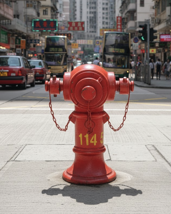 不只紅色！香港四種顏色消防栓的真正用途
