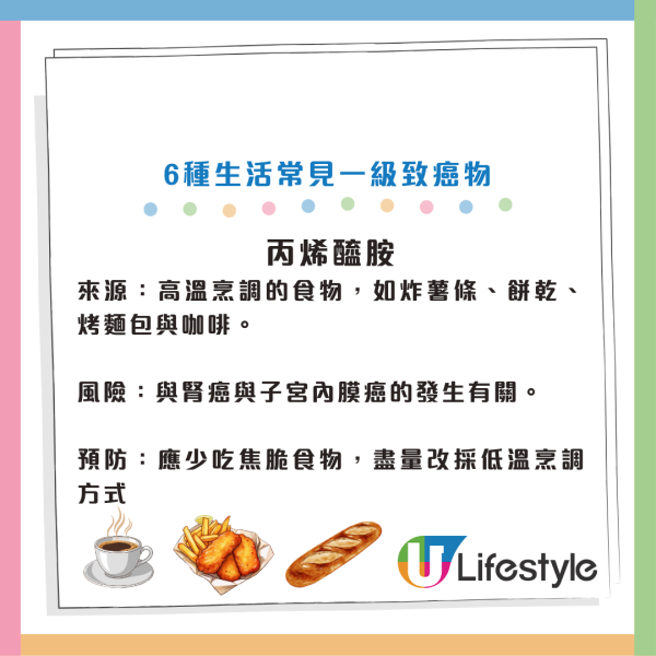 致癌物｜世衛列6大一級致癌物！家中「隱形殺手」潛伏！醫生警告：一類食物最危險