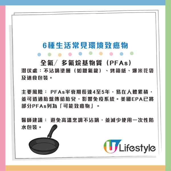 致癌物｜世衛列6大一級致癌物！家中「隱形殺手」潛伏！醫生警告：一類食物最危險