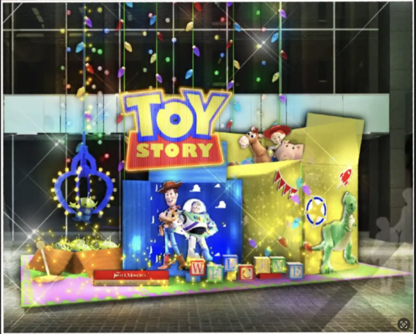 丸之內燈飾2025 Disney JOYFUL MOMENTS。圖片來源：BRIGHT HOLIDAY 2025 官網