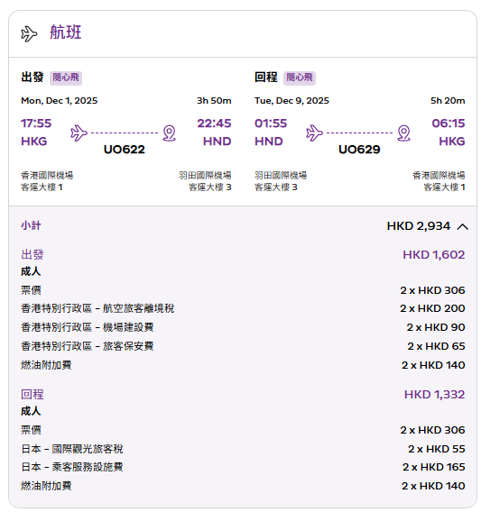 HK Express週年優惠第二彈！ 二人同行人均$112起 飛日韓台泰多地