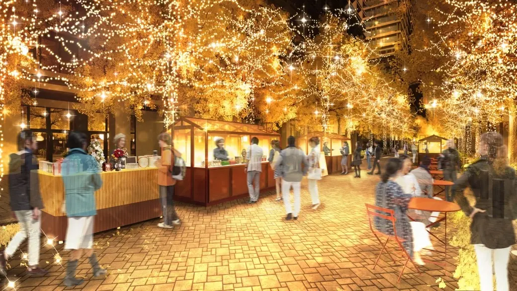 丸之內街道公園2025冬季。圖片來源：PR Times