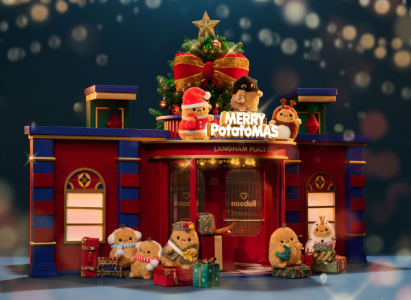 英國爆紅薯仔Noodoll聖誕首度登港！打造英倫風薯誕百貨入手限定精品