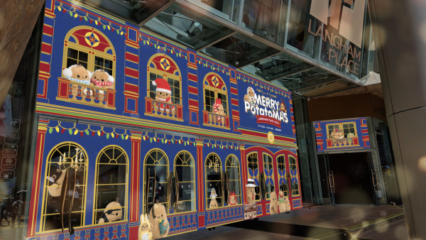 英國爆紅薯仔Noodoll聖誕首度登港！打造英倫風薯誕百貨入手限定精品