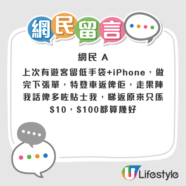 Uber客車內漏一物 司機歸還後獲$100補貼惹熱議 還iPhone「公價」呢個數？