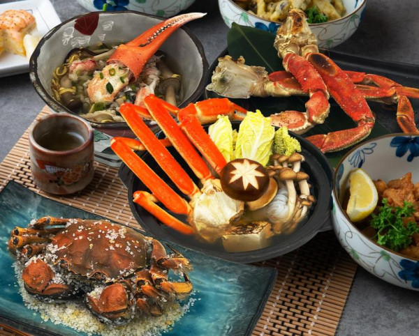 四季‧悅松葉蟹放題第2位$11!人均$254無限時歎鹽焗大閘蟹/煎鵝肝/日式刺身
