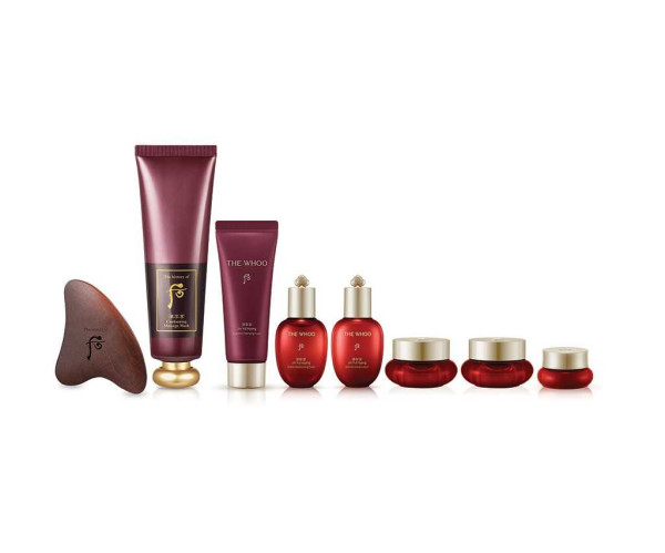 SOGO銅鑼灣店11月14日一日限定套裝：THE WHOO 津率享 紅山蔘刮痧按摩面膜套裝 HK$470