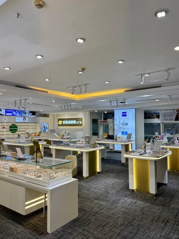 樂視點眼鏡。圖片來源：小紅書@樂視點眼鏡福田店